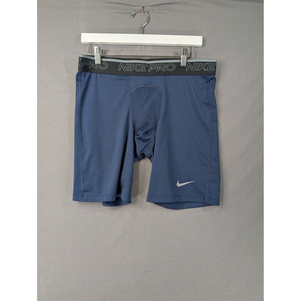 Nike Pro Mens Compression Shorts Navy Blue Athletic Base Layer 445591-10040607